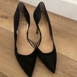 Jessica Simpson black heels